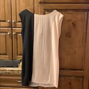 Black and cream dress